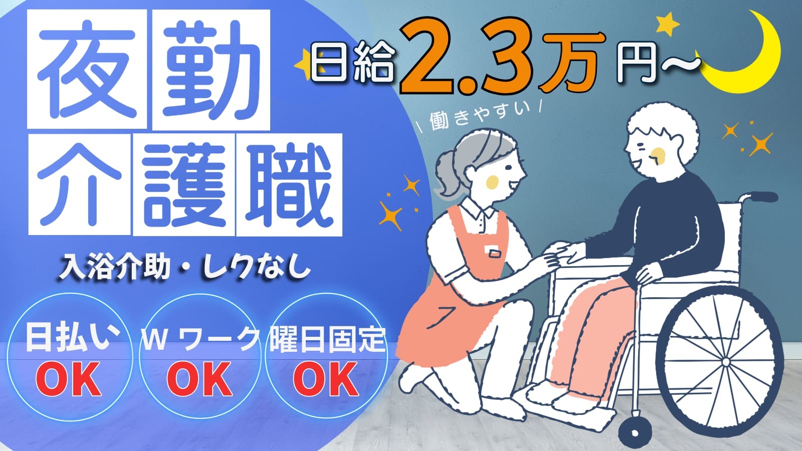  <夜勤専従>札幌市北区/北２４条駅/介護老人保健施設（老健）/介護職 の求人写真
