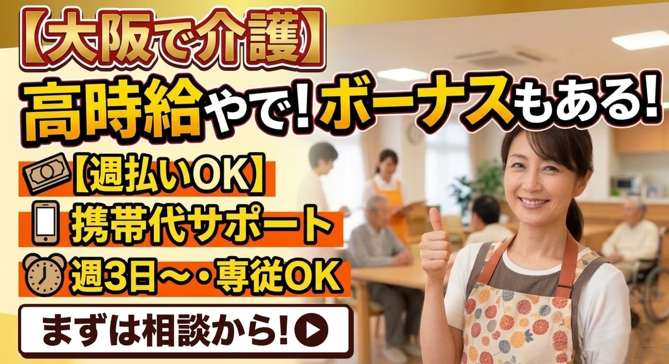  ＜大阪市北区＞グループホームのお仕事/介護職【ボーナスあり♪】 の求人写真