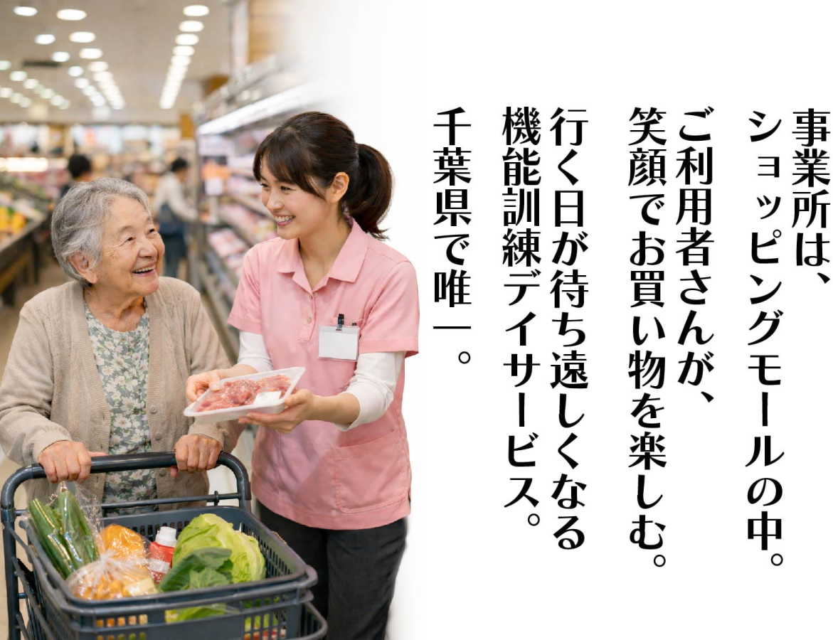  お買い物デイサービスANY船橋(管理者兼相談員) の求人写真